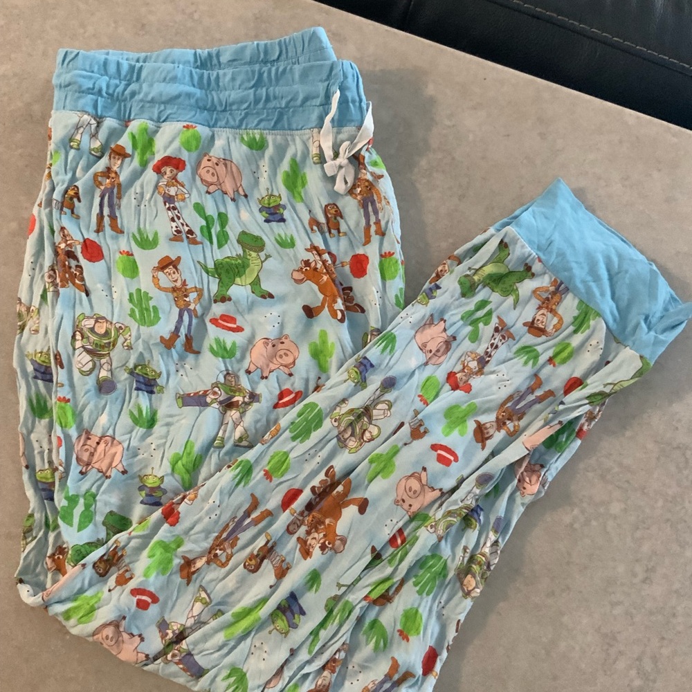 Little Sleepies OG Toy Story Pajamas - Blue and Green